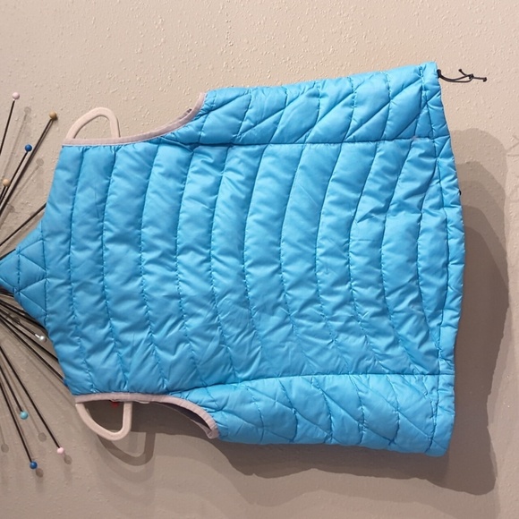 Patagonia puffer vest light blue full zip pockets small - Picture 8 of 10